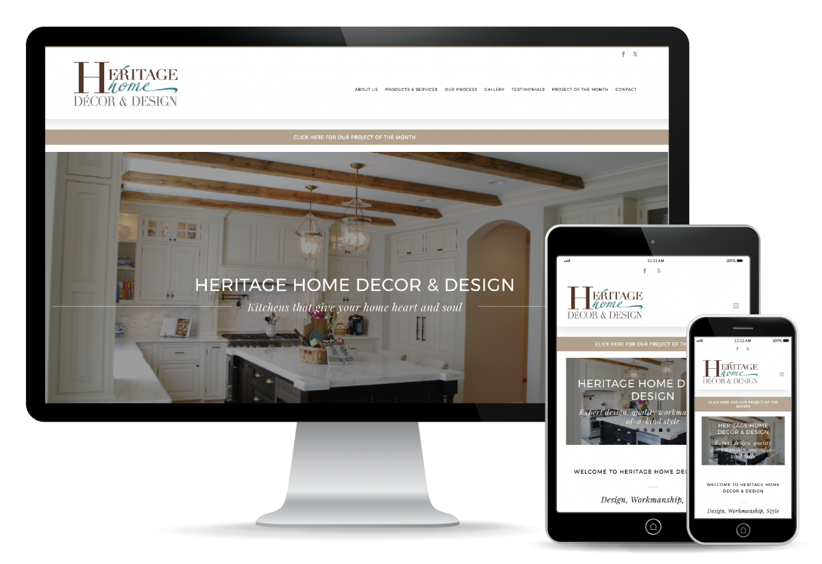 Heritage Home Website Design