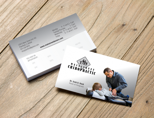 Mainstreet Chiropractic Business Card