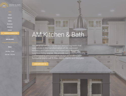 AM Kitchen & Bath Website Design
