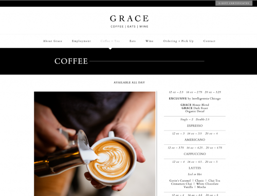 GRACE Website Design