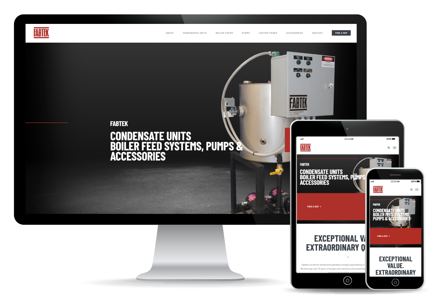 Fabtek Website Design