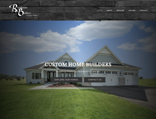 Revolution Builders Website Design