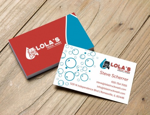 Lola’s Truck Wash Business Cards