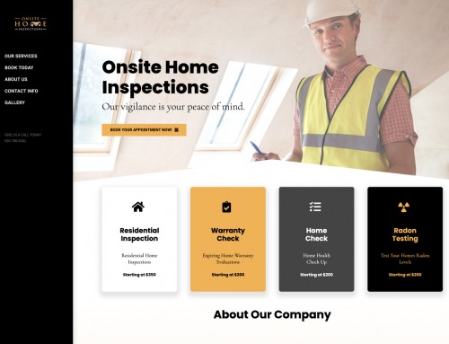 Onsite Home Inspection Website