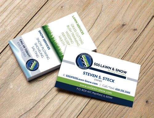 SSS Lawn & Snow Business Card Design